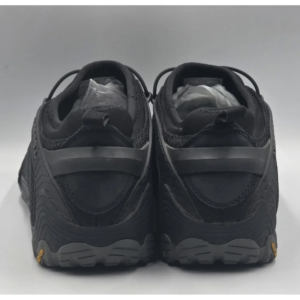 Merrell Chameleon 8 Mens 11 Waterproof Nubuck Leather Lace-Up Hiking Shoes Black